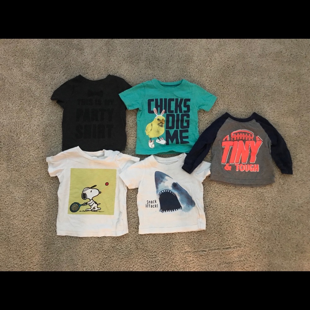 12 month old boy clothes/smoke free, pet free home